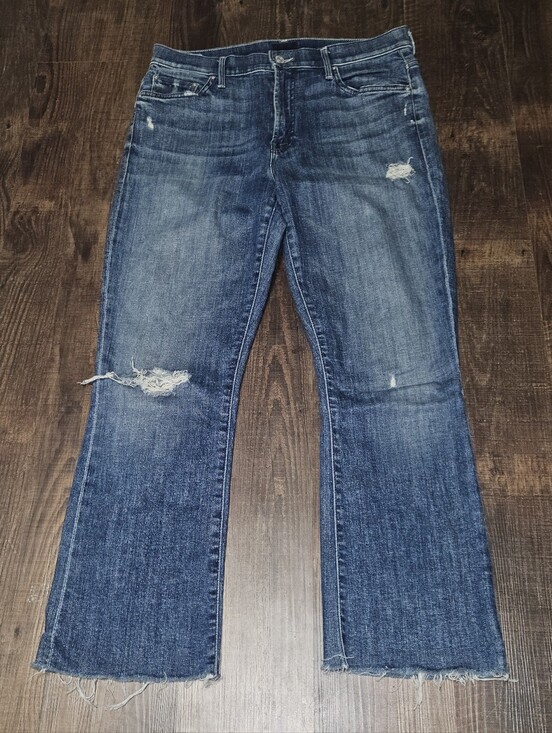 MOTHER Denim - Mother The Insider Crop Fray Jeans